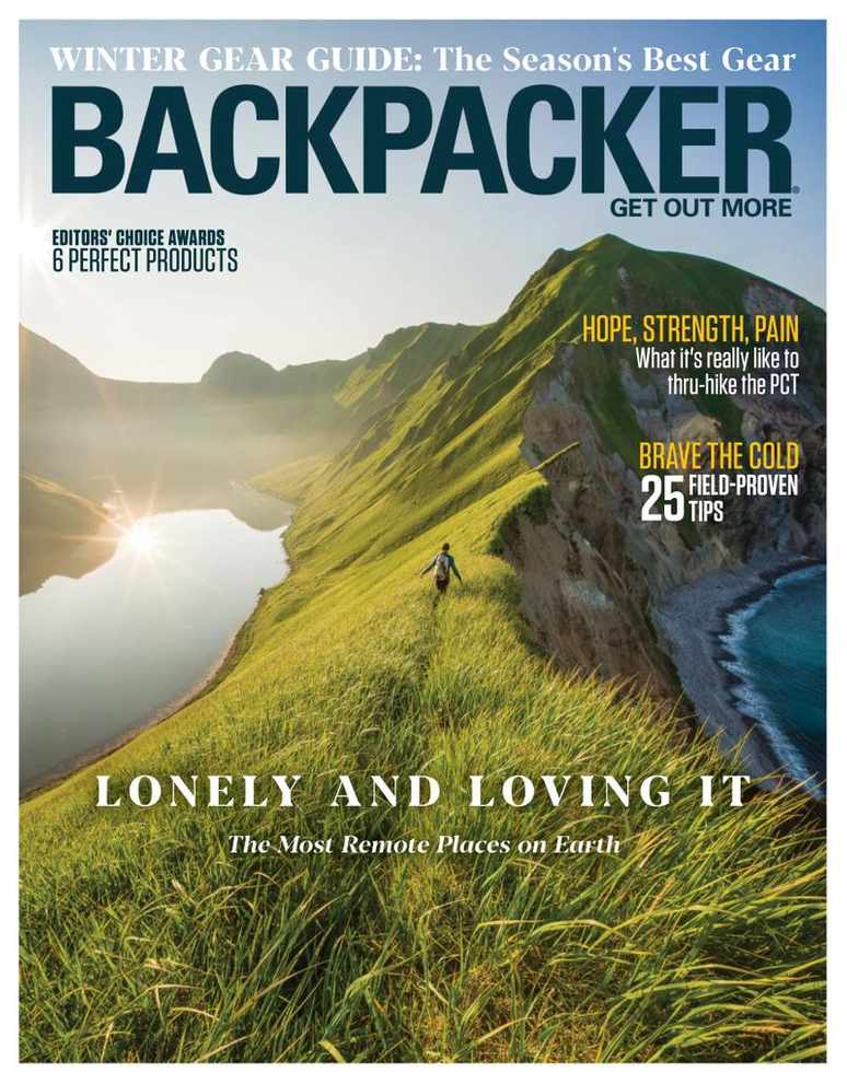 Backpacker Magazine Cover Nov 2020